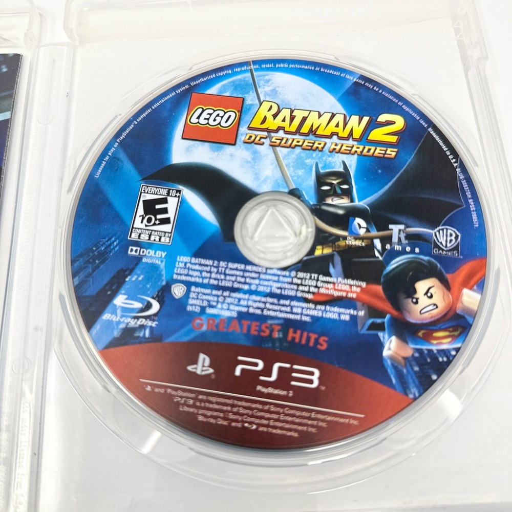 LEGO Batman 2 DC Super Heroes Sony PlayStation 3 PS3 Greatest Hits 2012 Complete - Picture 4 of 5